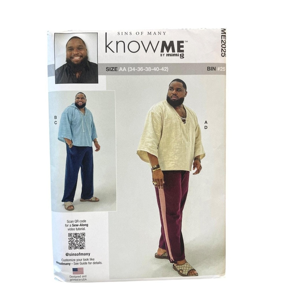 Know Me ME2025 Men's Top Hoodie Pullover Pants AA (34-42) Modern